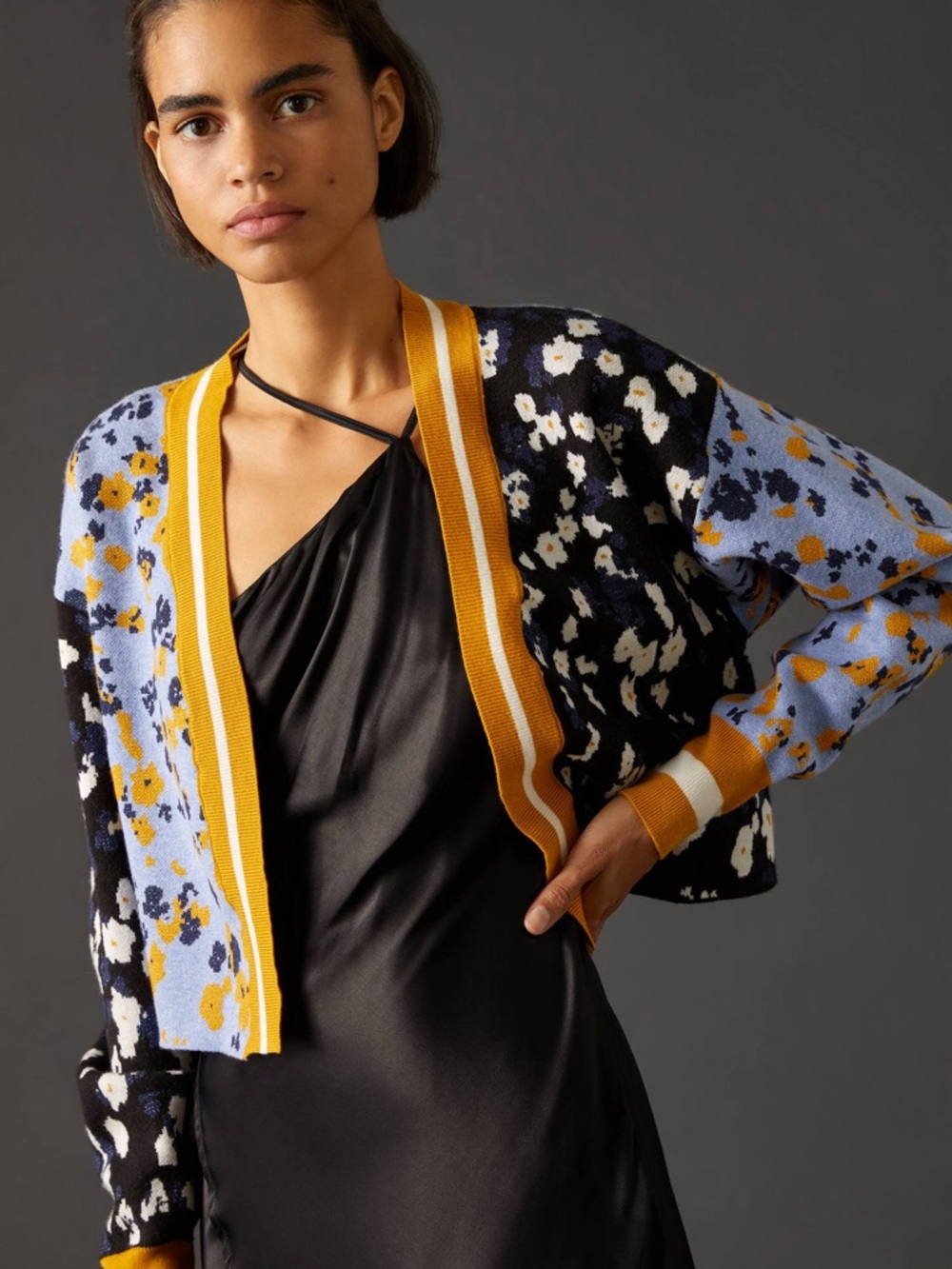 By Anthropologie Varsity Cardigan Sweater